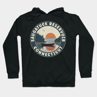 Saugatuck Reservoir Connecticut Sunset Hoodie